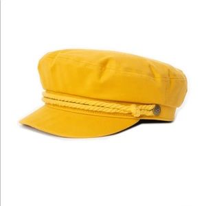 Brixton fisherman's hat mustard yellow size 7